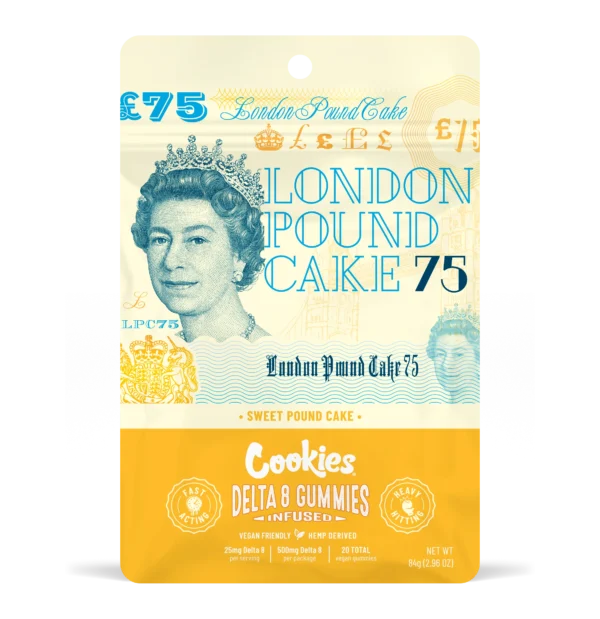 London Pound Cake 75 - Cookies Carts